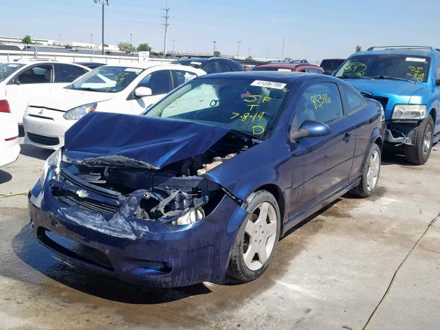 1G1AT18H797155248 - 2009 CHEVROLET COBALT LT BLUE photo 2