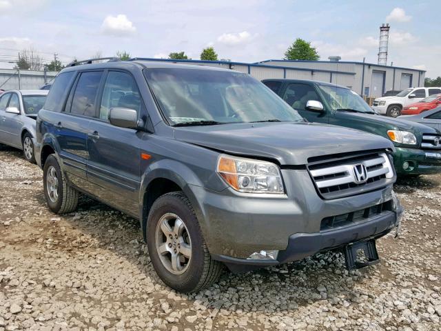 5FNYF183X8B007461 - 2008 HONDA PILOT SE GRAY photo 1