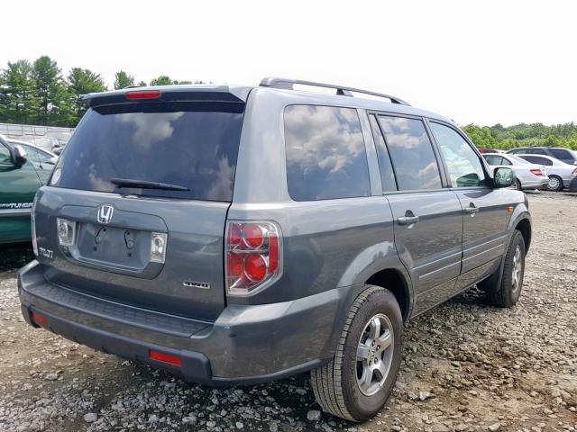 5FNYF183X8B007461 - 2008 HONDA PILOT SE GRAY photo 4