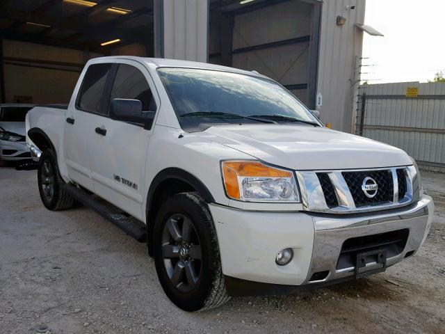 1N6BA0EDXFN511368 - 2015 NISSAN TITAN S WHITE photo 1