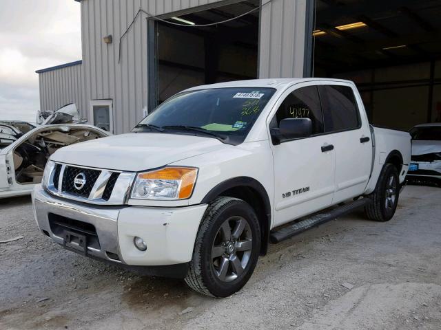 1N6BA0EDXFN511368 - 2015 NISSAN TITAN S WHITE photo 2