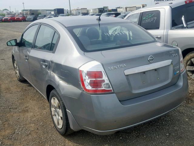 3N1AB6AP8AL643426 - 2010 NISSAN SENTRA 2.0 GRAY photo 3