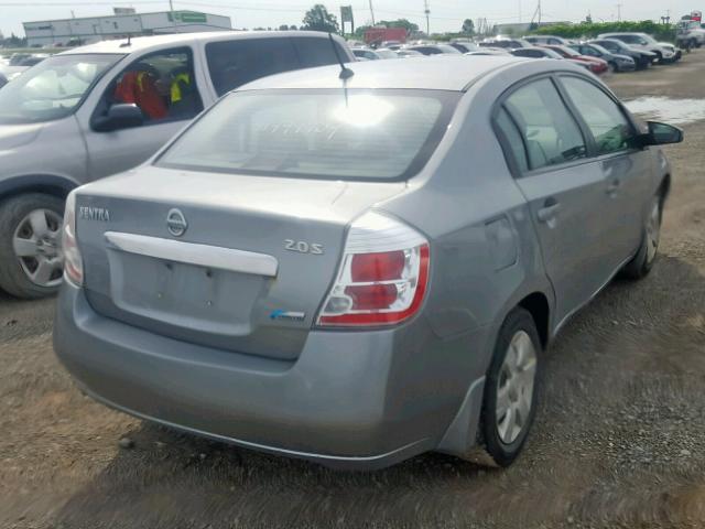 3N1AB6AP8AL643426 - 2010 NISSAN SENTRA 2.0 GRAY photo 4