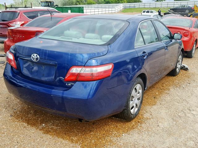 4T1BE46K47U140996 - 2007 TOYOTA CAMRY NEW BLUE photo 4