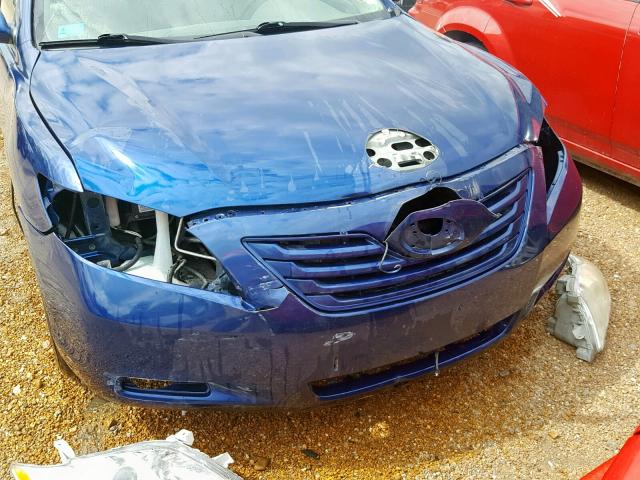 4T1BE46K47U140996 - 2007 TOYOTA CAMRY NEW BLUE photo 9