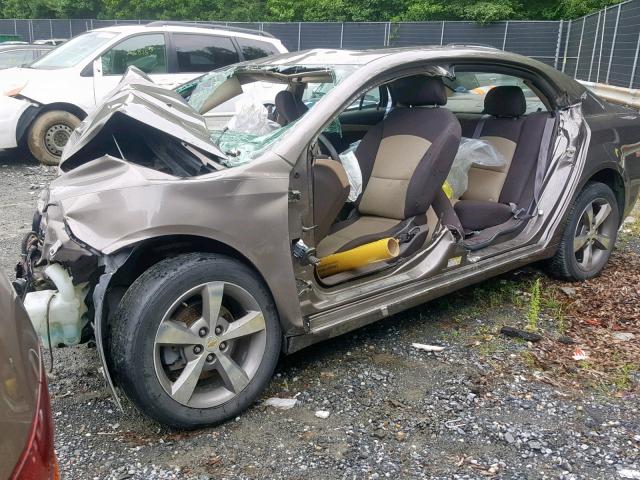 1G1ZC5E19BF136262 - 2011 CHEVROLET MALIBU 1LT TAN photo 2