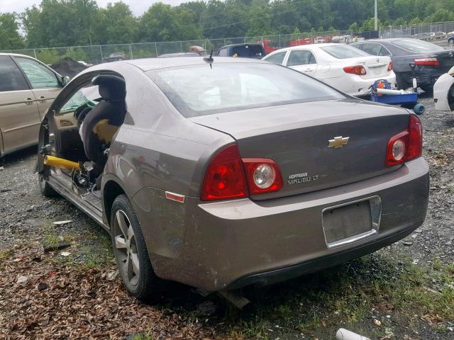 1G1ZC5E19BF136262 - 2011 CHEVROLET MALIBU 1LT TAN photo 3