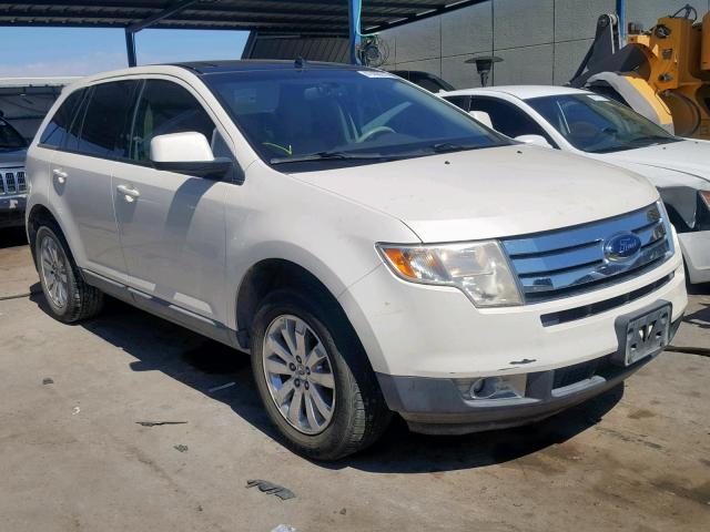 2FMDK38C58BA86682 - 2008 FORD EDGE SEL WHITE photo 1