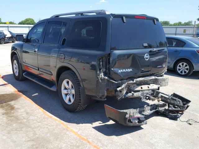 5N1BA08D18N632125 - 2008 NISSAN ARMADA SE GREEN photo 3