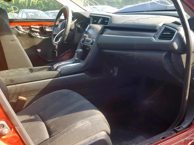 JHMFC1F3XKX010231 - 2019 HONDA CIVIC EX ORANGE photo 5