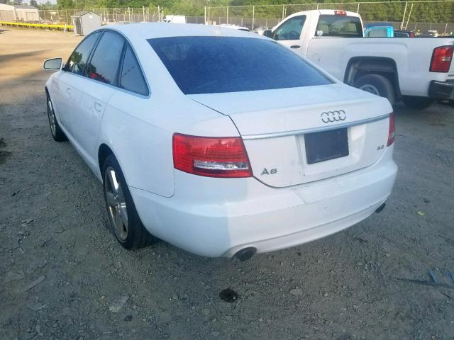 WAUAH74F08N041681 - 2008 AUDI A6 3.2 WHITE photo 3