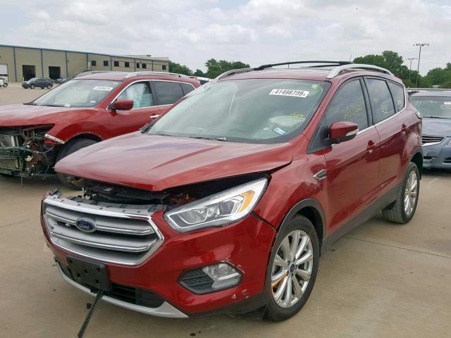 1FMCU0JD1HUB21414 - 2017 FORD ESCAPE TIT RED photo 2