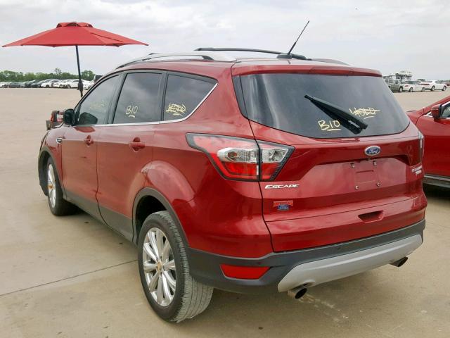 1FMCU0JD1HUB21414 - 2017 FORD ESCAPE TIT RED photo 3