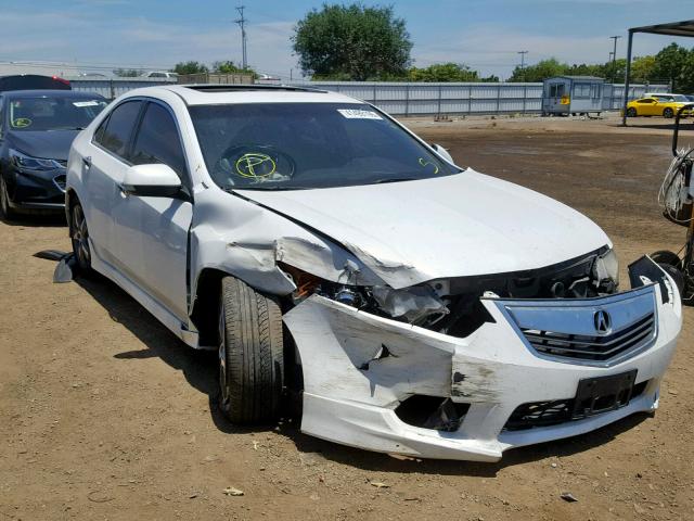 JH4CU2F88DC007016 - 2013 ACURA TSX SE WHITE photo 1