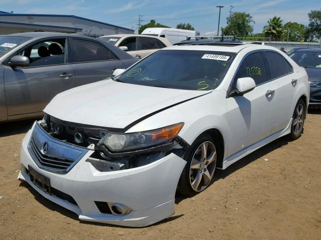 JH4CU2F88DC007016 - 2013 ACURA TSX SE WHITE photo 2