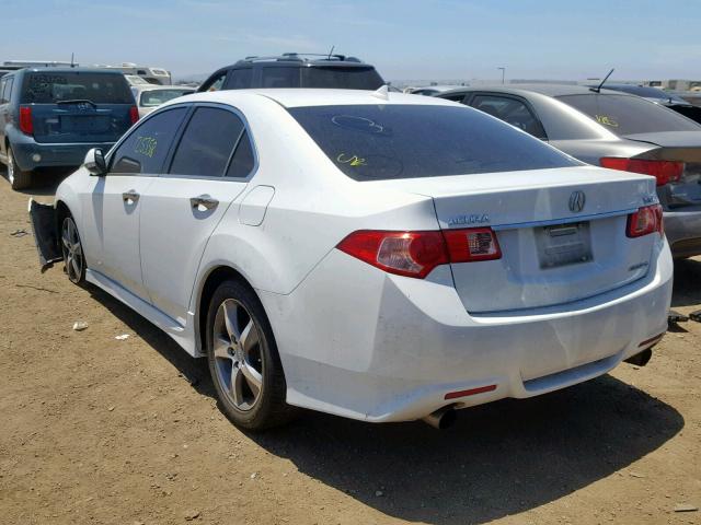 JH4CU2F88DC007016 - 2013 ACURA TSX SE WHITE photo 3