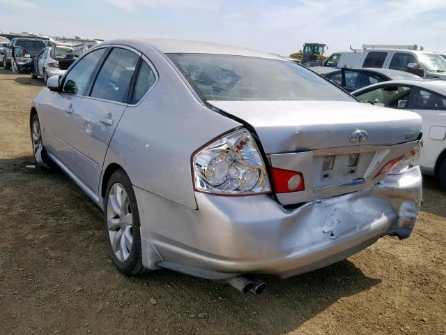 JNKAY01E16M103256 - 2006 INFINITI M35 BASE SILVER photo 3