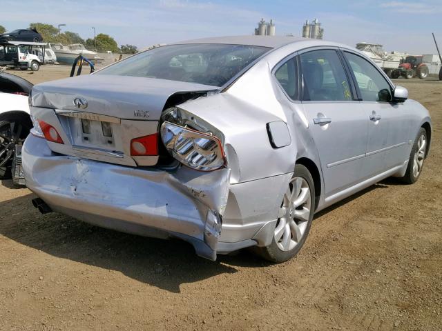 JNKAY01E16M103256 - 2006 INFINITI M35 BASE SILVER photo 4