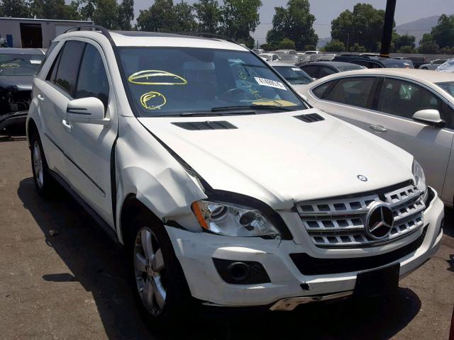 4JGBB5GB0BA655114 - 2011 MERCEDES-BENZ ML 350 WHITE photo 1