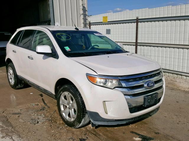 2FMDK3JC2BBA19460 - 2011 FORD EDGE SEL WHITE photo 1