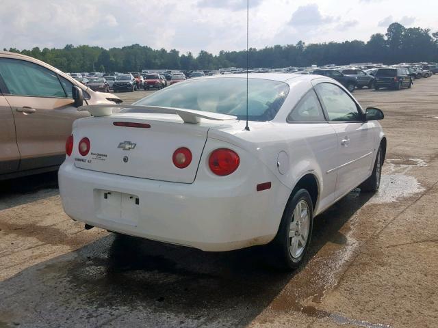 1G1AL15F967671058 - 2006 CHEVROLET COBALT LT WHITE photo 4