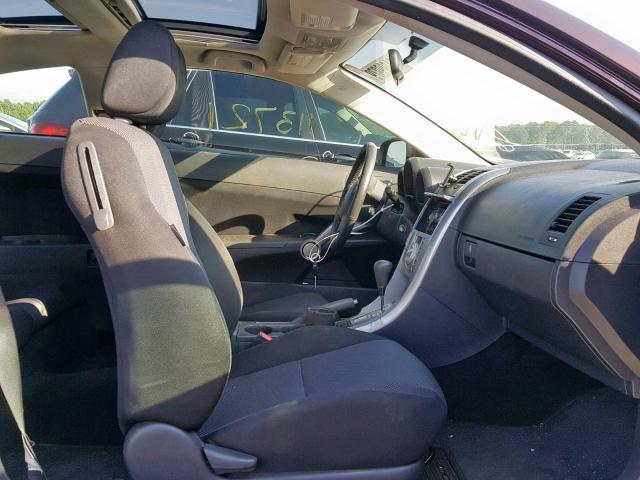 JTKDE167X80246880 - 2008 TOYOTA SCION TC იასამნისფერი ფოტო 5