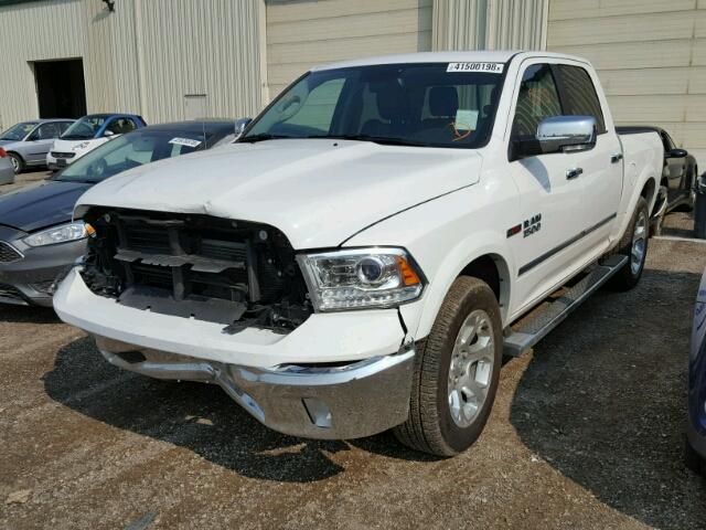 1C6RR7NM9HS883377 - 2017 RAM 1500 LARAM WHITE photo 2