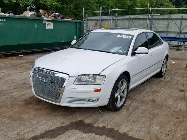 WAUMV94E78N010565 - 2008 AUDI A8 L QUATT WHITE photo 2