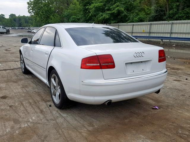 WAUMV94E78N010565 - 2008 AUDI A8 L QUATT WHITE photo 3