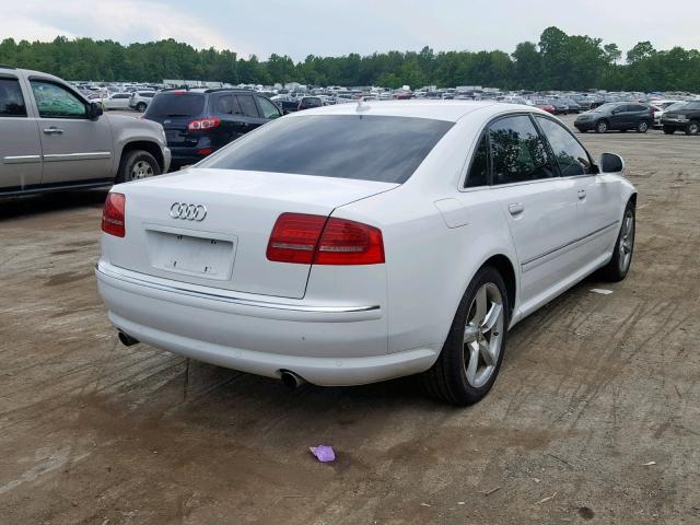 WAUMV94E78N010565 - 2008 AUDI A8 L QUATT WHITE photo 4