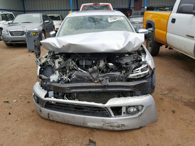 3VWLX7AJ4BM348566 - 2011 VOLKSWAGEN JETTA SEL SILVER photo 9