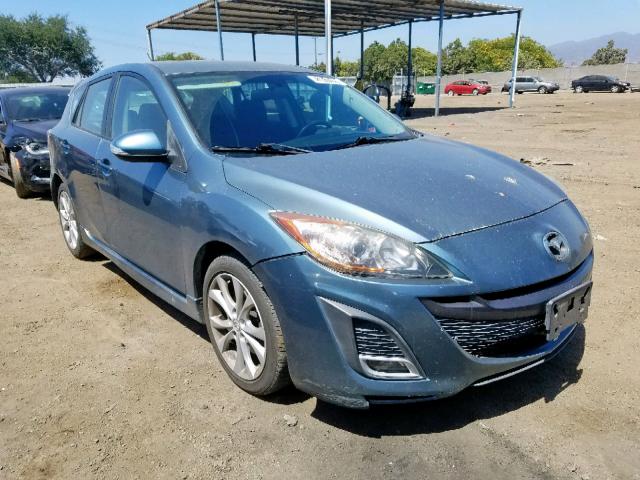 JM1BL1H69A1230002 - 2010 MAZDA 3 S BLUE photo 1