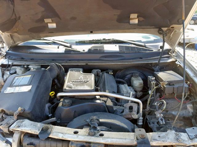 1GKDT13S442418037 - 2004 GMC ENVOY TAN photo 7