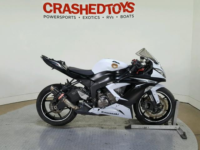 JKBZXJE15DA006764 - 2013 KAWASAKI ZX636 E WHITE photo 1