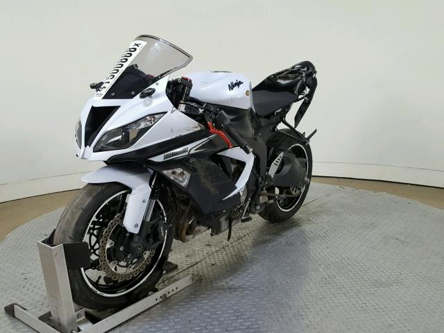 JKBZXJE15DA006764 - 2013 KAWASAKI ZX636 E WHITE photo 4