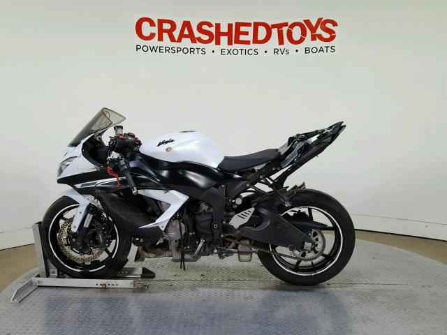 JKBZXJE15DA006764 - 2013 KAWASAKI ZX636 E WHITE photo 5