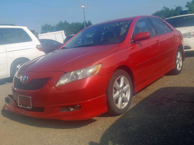 4T1BE46K97U087163 - 2007 TOYOTA CAMRY NEW RED photo 2