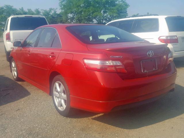 4T1BE46K97U087163 - 2007 TOYOTA CAMRY NEW RED photo 3