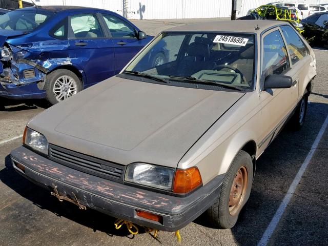 JM1BF2326J0192929 - 1988 MAZDA 323 GOLD photo 2