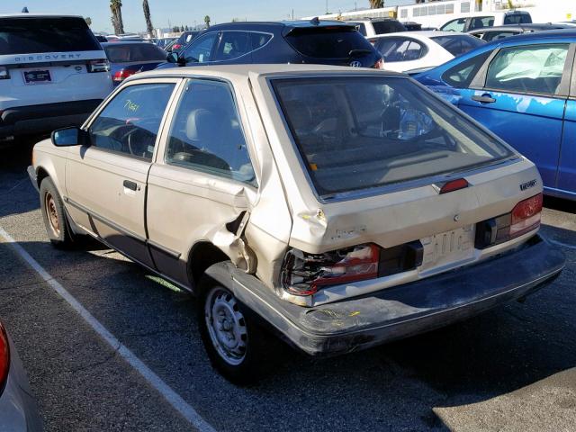 JM1BF2326J0192929 - 1988 MAZDA 323 GOLD photo 3