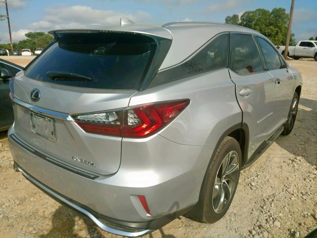 JTJDZKCA6K2018028 - 2019 LEXUS RX 350 L SILVER photo 4