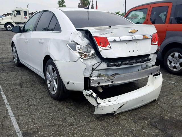 1G1P75SZ6E7292618 - 2014 CHEVROLET CRUZE WHITE photo 3