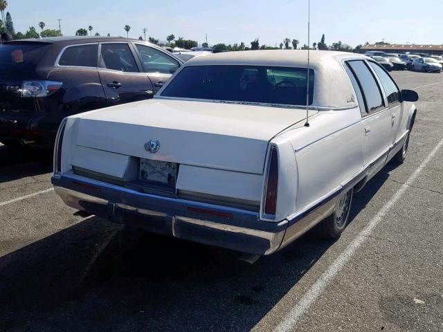 1G6DW52P2SR705147 - 1995 CADILLAC FLEETWOOD WHITE photo 4