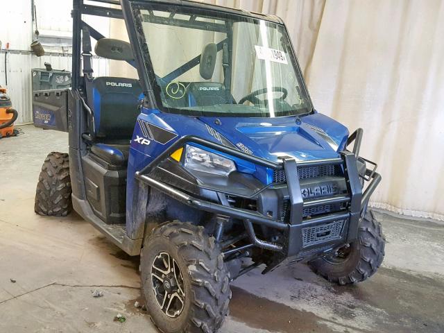 4XAUH9EA3EG863557 - 2014 POLARIS RANGER 900 BLUE photo 1