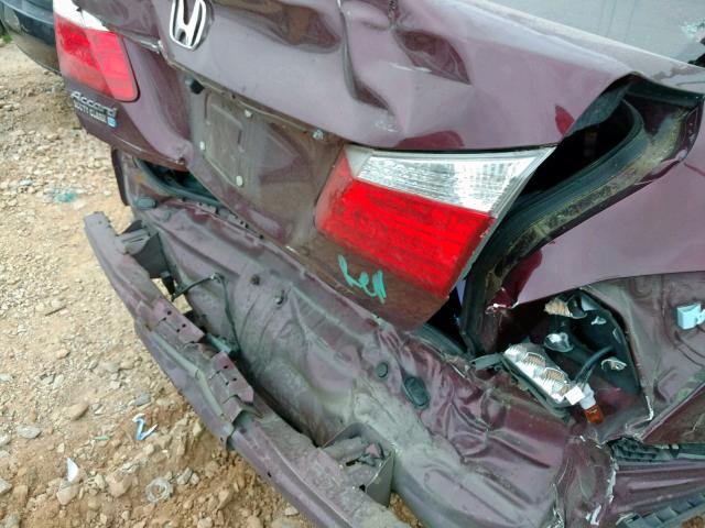 1HGCR2F89EA205329 - 2014 HONDA ACCORD EXL MAROON photo 9