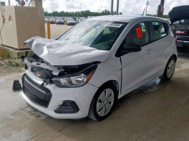 KL8CB6SA9HC773472 - 2017 CHEVROLET SPARK LS WHITE photo 2