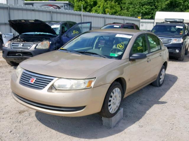 1G8AJ55F36Z137959 - 2006 SATURN ION LEVEL GOLD photo 2