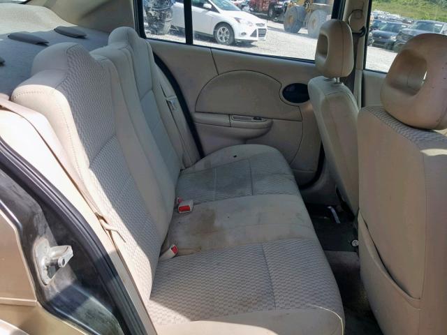 1G8AJ55F36Z137959 - 2006 SATURN ION LEVEL GOLD photo 6