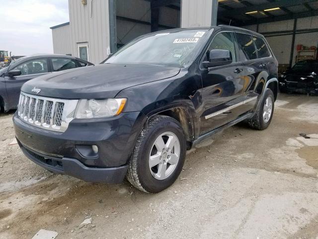 1J4RS4GG6BC556935 - 2011 JEEP GRAND CHER BLACK photo 2