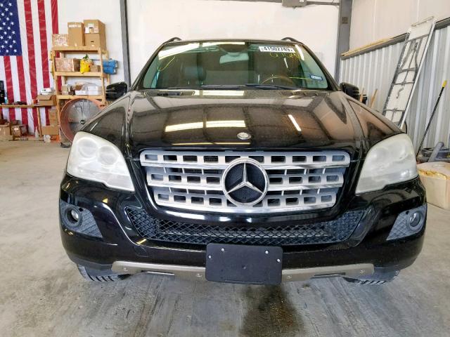 4JGBB5GB4BA676967 - 2011 MERCEDES-BENZ ML 350 BLACK photo 9